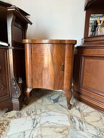 comodini art decò in legno massello