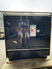 STUFA/CUCINA A LEGNA mod.ARES da 7,4kw A PIROLISI