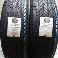 2 GOMME 255 70 18 BRIDGESTONE A66185