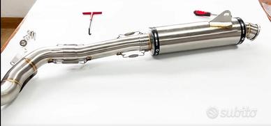 Tubo di scarico compatibile Yamaha tenere 700