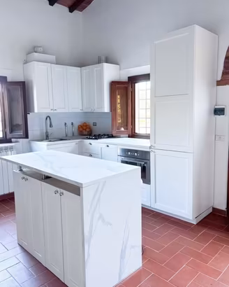 Cucina bianca ikea angolare