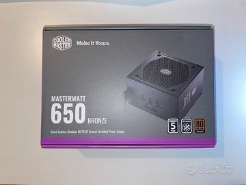 MASTERWATT 650 BRONZE Semi-Fanless Modular 80 PLUS