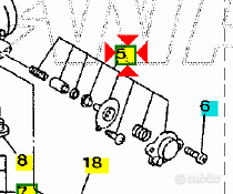 -Membrana carburatore Yamaha Majesty  4HC1490A0000