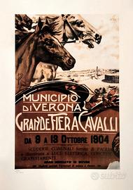 Immagine Pubblicitaria Fiera Cavalli Verona 1904