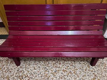 Panchina in legno