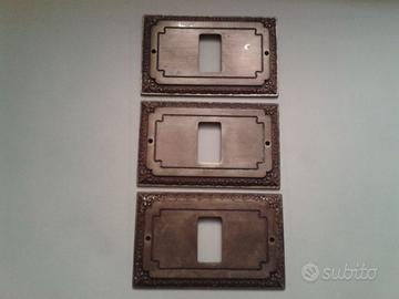 placche bronzate vintage