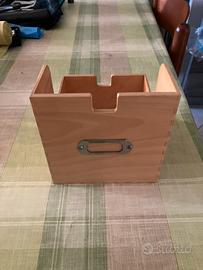 Scatola organizer in legno