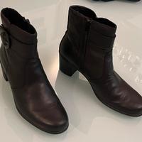 Scarpe  Enval stivaletti vera pelle nera