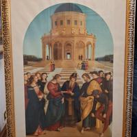 Quadro Stampa "Sposalizio della Vergine" Raffaello