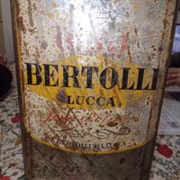 latta per olio da Lt.5 Bertolli anni '50