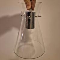 Lampada discendente in vetro soffiato a "campana"