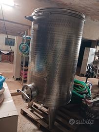 serbatoio inox per vino