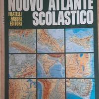 Atlante Scolastico vintage Fabbri editore 1971