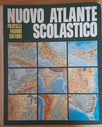 Atlante Scolastico vintage Fabbri editore 1971