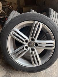 4 Cerchi in lega Audi 17” + Gomme Hankook 245/45