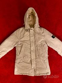 Piumino parka stone island beige taglia m