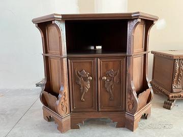 MOBILETTO ANGOLARE IN LEGNO