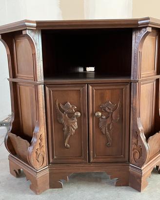 MOBILETTO ANGOLARE IN LEGNO