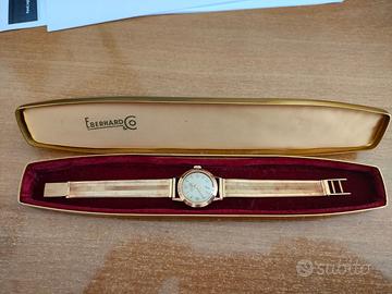 Orologio Eberhard donna oro 18 kt vintage anni 60