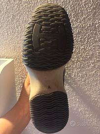 Hogan intercative sneakers donna grige in camoscio