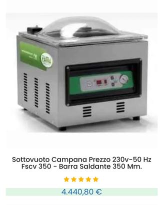 Sottovuoto professionale