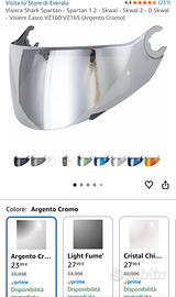 Visiera compatibile Shark Spartan
