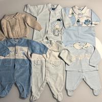 Kit neonato 0-3 mesi azzurro – 18 capi + omaggi