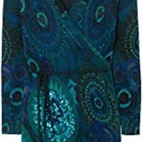 Desigual cardigan donna blu chiaro
