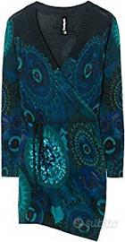 Desigual cardigan donna blu chiaro