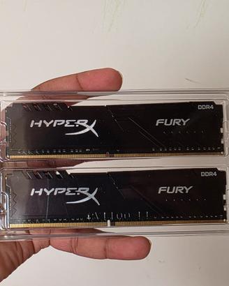 RAM HyperX Fury Black DDR4 16 GB (2×8 GB) 3200 MHz