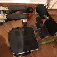 TOTAL CORE Panca Fitness Addominali + step stepper
