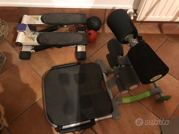 TOTAL CORE Panca Fitness Addominali + step stepper
