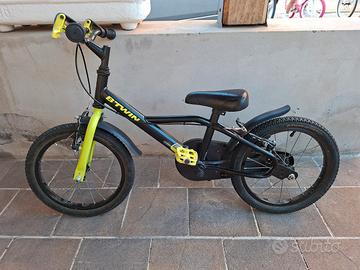 bicicletta BTwin 16 pollici 