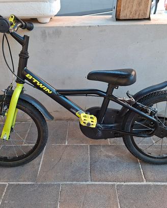 bicicletta BTwin 16 pollici 