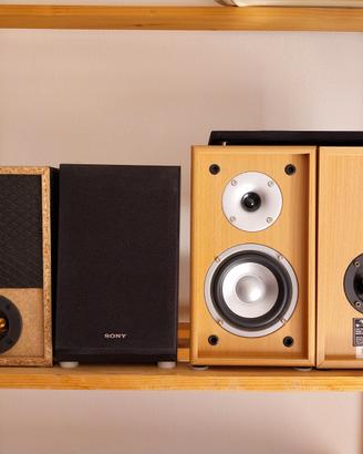 2 coppie di casse hifi