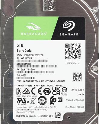 HDD 5 TB  2,5"