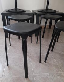 4 sgabelli neri ikea 