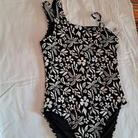 costume intero bambina con motivo floreale 