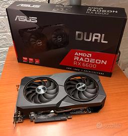 ASUS Dual Radeon RX 6600 8GB - Come Nuova