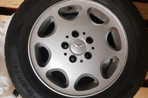 4 cerchi e gomme nuove originali mercedes 16 epoca