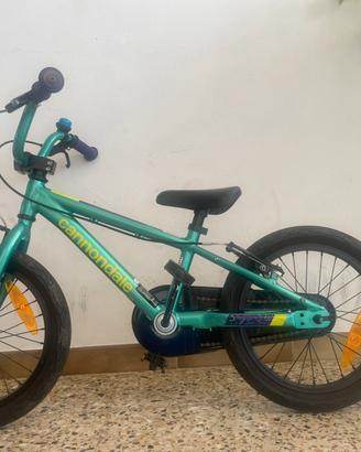 Bici Cannondale da bimbo 16 pollici