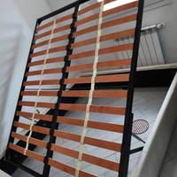 Rete a doghe matrimoniale letto contenitore 