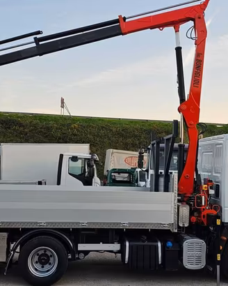 IVECO EUROCARGO 75E18 CASSONE FISSO MT3.85+GRU