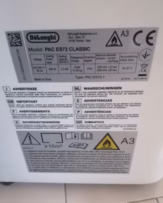 Condizionatore portatile Pinguino DeLonghi