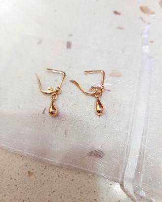 Orecchini antichi oro 750/18k