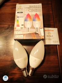 Set Lampadine Smart ANTELA E14 RGBW WiFi 