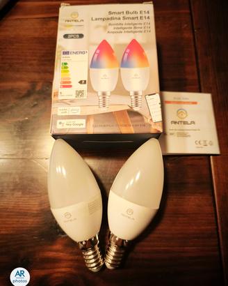 Set Lampadine Smart ANTELA E14 RGBW WiFi 
