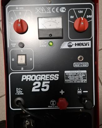 Carica batteria 6-12-24 Volt Helvi