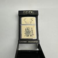 Zippo Scrimshaw Ship