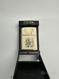 Zippo Scrimshaw Ship